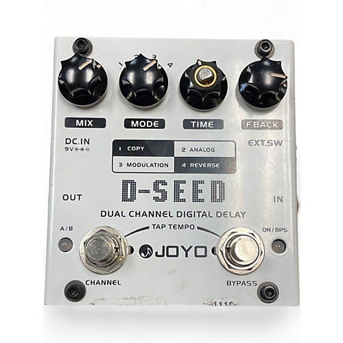 Used Joyo D-Seed Dual Channel Digital Delay Effect Pedal