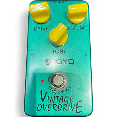 Used Joyo VINTAGE OVERDRIVE Effect Pedal