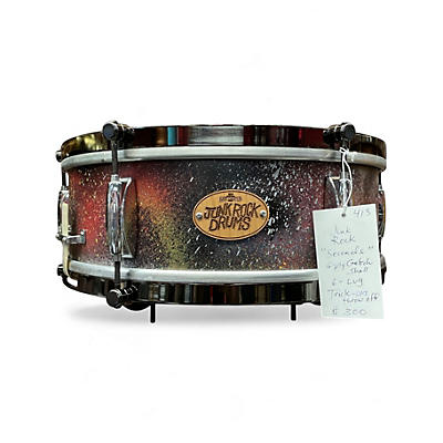 Used Junk Rock Drums 5X14 Maple/Gum Splatter! Drum