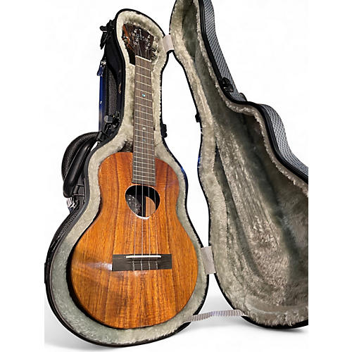 Used K Aloha Silver Tenor Natural Ukulele Natural