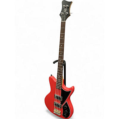 Used K Butler SHARK RED Electric Bass Guitar