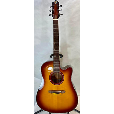 Used K.m. Clark Madison Brown Sunburst Acoustic Guitar