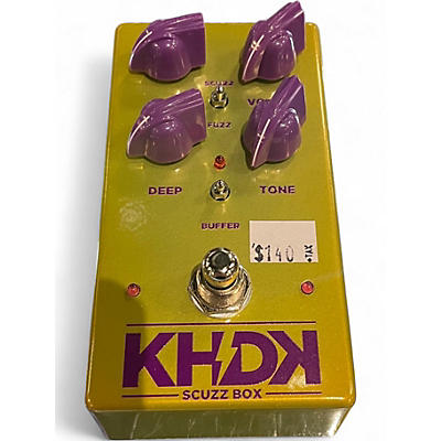Used KHDK SCUZZ BOX Effect Pedal
