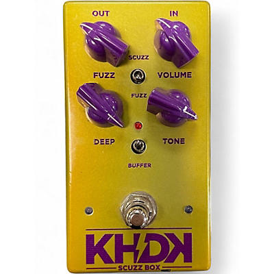 Used KHDK Scuzz Box Effect Pedal