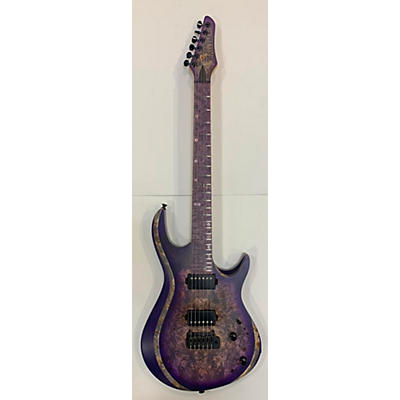 Used KIESEL A2 Purple Solid Body Electric Guitar