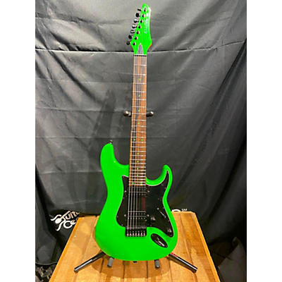 Used KIESEL DELOS 7 Green Solid Body Electric Guitar