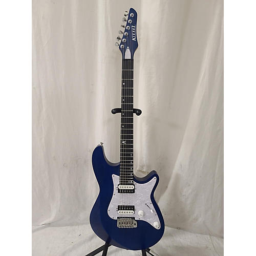 Used KIESEL LYRA Translucent Sapphire Blue Solid Body Electric Guitar Translucent Sapphire Blue
