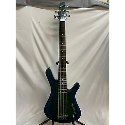 Used KIESEL Roy Vogt Signature Vanquish Ocean Burst Electric Bass Guitar