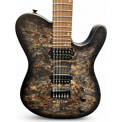 Kiesel Used KIESEL SOLO POPLAR BURL TRANSLUCENT BLACKBURST Solid Body Electric Guitar