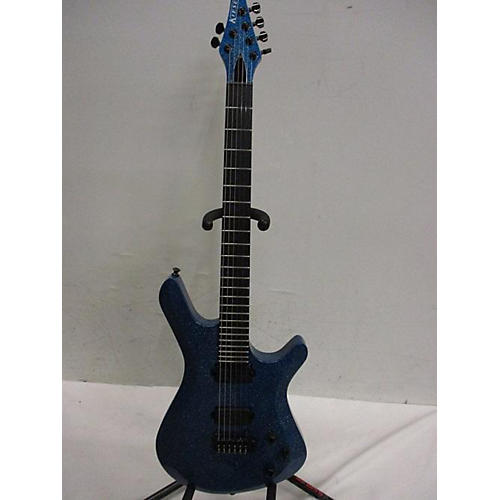 Used KIESEL VANQUISH V6X SAPHIRE BLUE Solid Body Electric Guitar