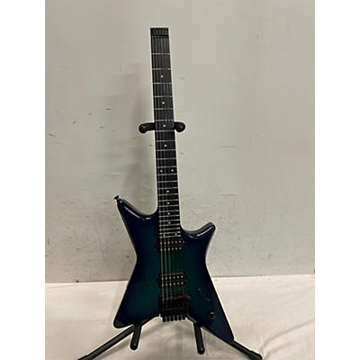 Kiesel Used KIESEL X CUSTOM BLUE FADE Solid Body Electric Guitar