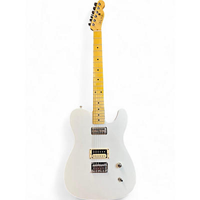 Used KING BEE CUSTOM TELE STYLE White Solid Body Electric Guitar