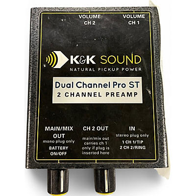 Used K&K Dual Channel Pro St Microphone Preamp