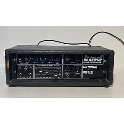 Used KMD GS130SB Bass Amp Head