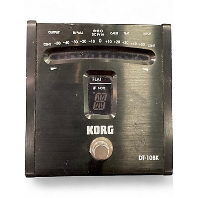 Used KORG DT10BK Tuner Pedal