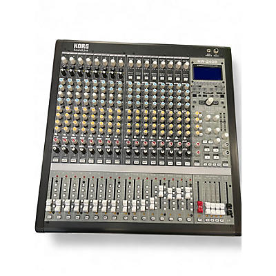 Used KORG MW2408 SOUNDLINK 24 CHANNEL HYBRID Digital Mixer