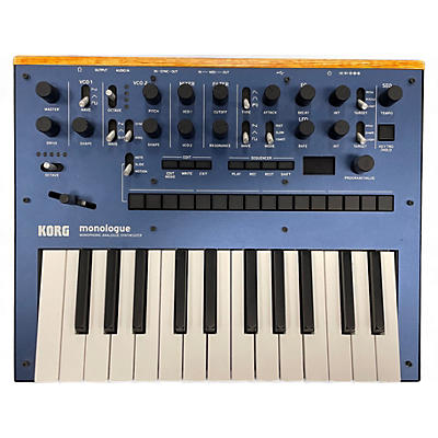 Used KORG Monologue Synthesizer