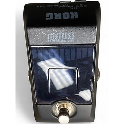 Used KORG PB01 Pitchblack Chromatic Tuner Pedal