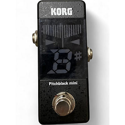 Used KORG PB01 Pitchblack Chromatic Tuner Pedal