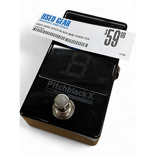 KORG Used KORG PITCH BLACK MINI Tuner Pedal