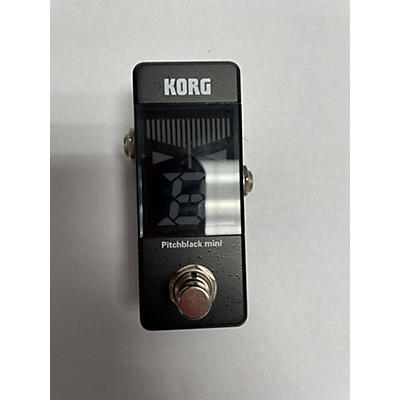 KORG Used KORG PITCHBLACK MINI Tuner Pedal