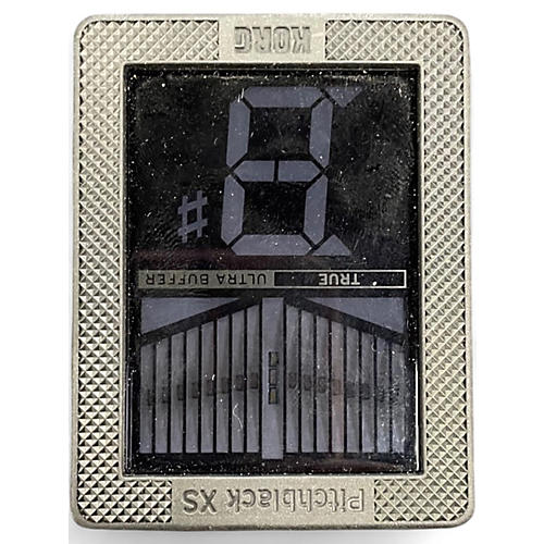 Used KORG PITCHBLACK Tuner Pedal