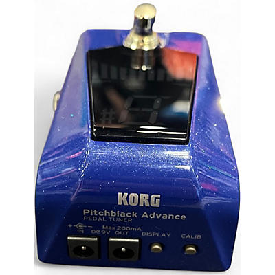 Used KORG pitch black advance Tuner Pedal