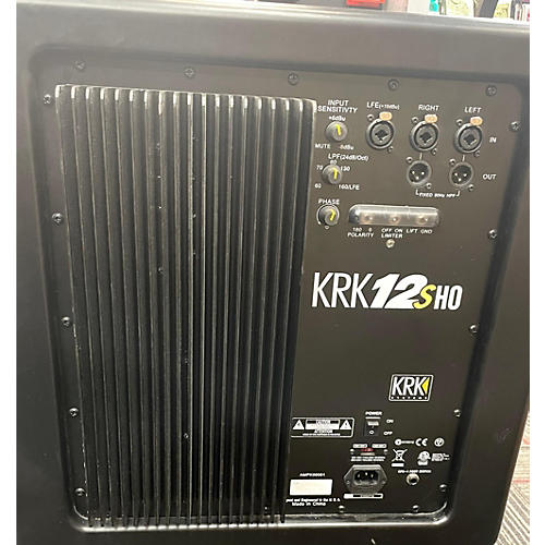 KRK Used KRK 12SHO ACTIVE STUDIO SUBWOOFER Powered Subwoofer