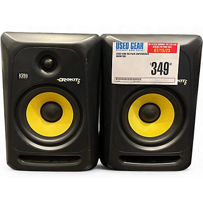 Used KRK R6 Pair Unpowered Monitor