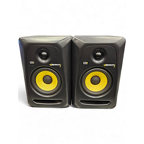 Used KRK ROKIT 5 Studio Monitors Power Amp