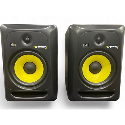 Used KRK ROKIT 8 PAIR Powered Monitor