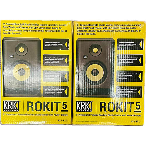 KRK Used KRK RP5 ROKIT G4 Pair Powered Monitor