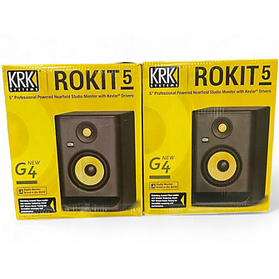 Used KRK RP5 ROKIT G4 Pair Powered Monitor