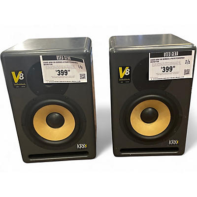 Used KRK V8 Series 2 Pair Powered Monitor