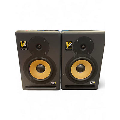 Used KRK V8 Series 2 Pair Powered Monitor