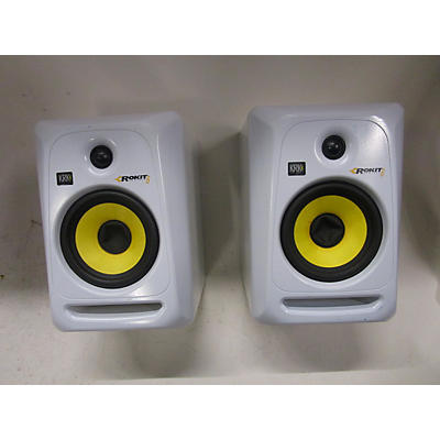 KRK Used KRK White Rokit 6 Generation 3 (Pair) Powered Monitor