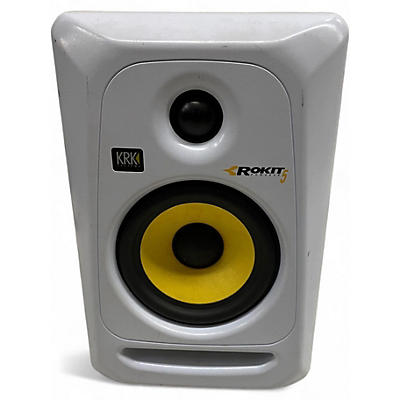 Used KRK rokit 5 white Powered Monitor