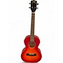 Used Kala FMCBT Trans Red Ukulele Trans Red