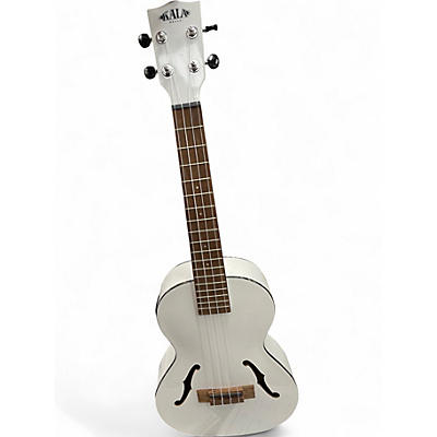 Used Kala KA-JTE  Pearl White Ukulele