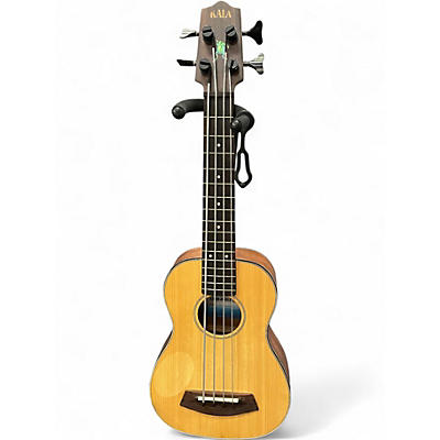 Used Kala KA-Ubass 2-FL Natural Acoustic Bass Guitar