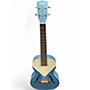 Used Kala KAJTE ARCH TOP AC/EL UKELELE Blue Ukulele Blue