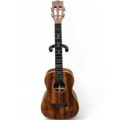 Used Kala KASAB BARITONE (CURRENTLY STRUNG FOR LEFT HANDED PLAYER) ACACIA Ukulele