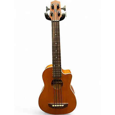 Used Kala SCOUT FL U BASS Natural Acoustic Bass Guitar