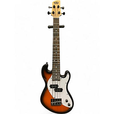 Used Kala SOLID BODY U BASS 2 Color Sunburst Electric Bass Guitar