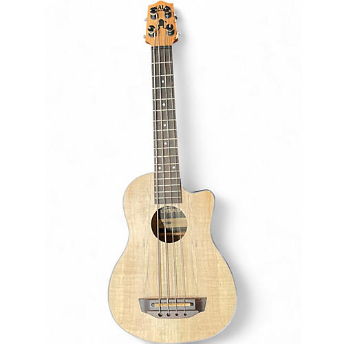 Used Kala SPALTED MAPLE U BASS Natural Ukulele Natural