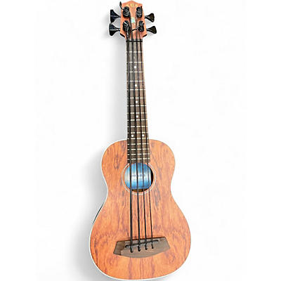 Used Kala U-Bass bnga-fs Natural Acoustic Bass Guitar