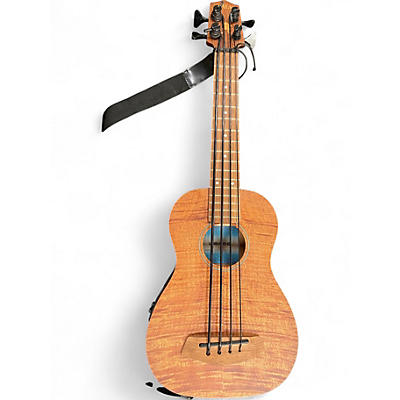 Used Kala U-bass EM FS Natural Acoustic Bass Guitar