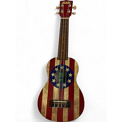 Used Kala UKADELIC Red White and Blue Ukulele