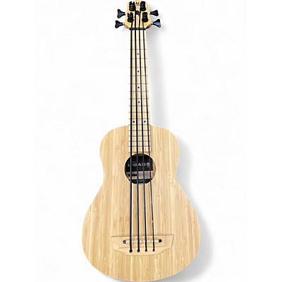 Used Kala Ubass Bass Natural BAMBOO Ukulele