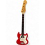 Used Kalamazoo Double Cut Red Electric Bass Guitar Red